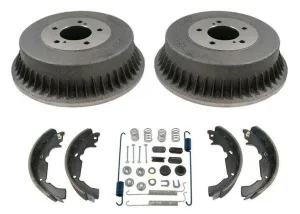 100% New Rear Drums Brake Shoes and Brake Spring Kit for Nissan Quest 1993-2002