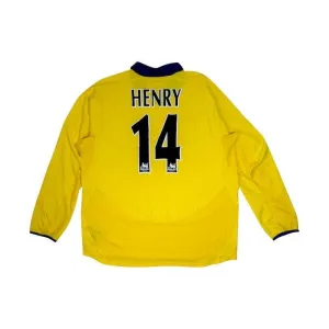 2003-05 Arsenal Away LS Shirt Henry 14 (Excellent) XXL