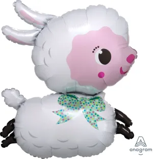 28" Lamb Balloon, Sheep Balloon Foil Balloon