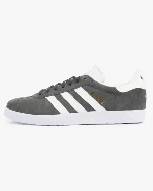 Adidas Gazelle - Dark Grey Heather / White