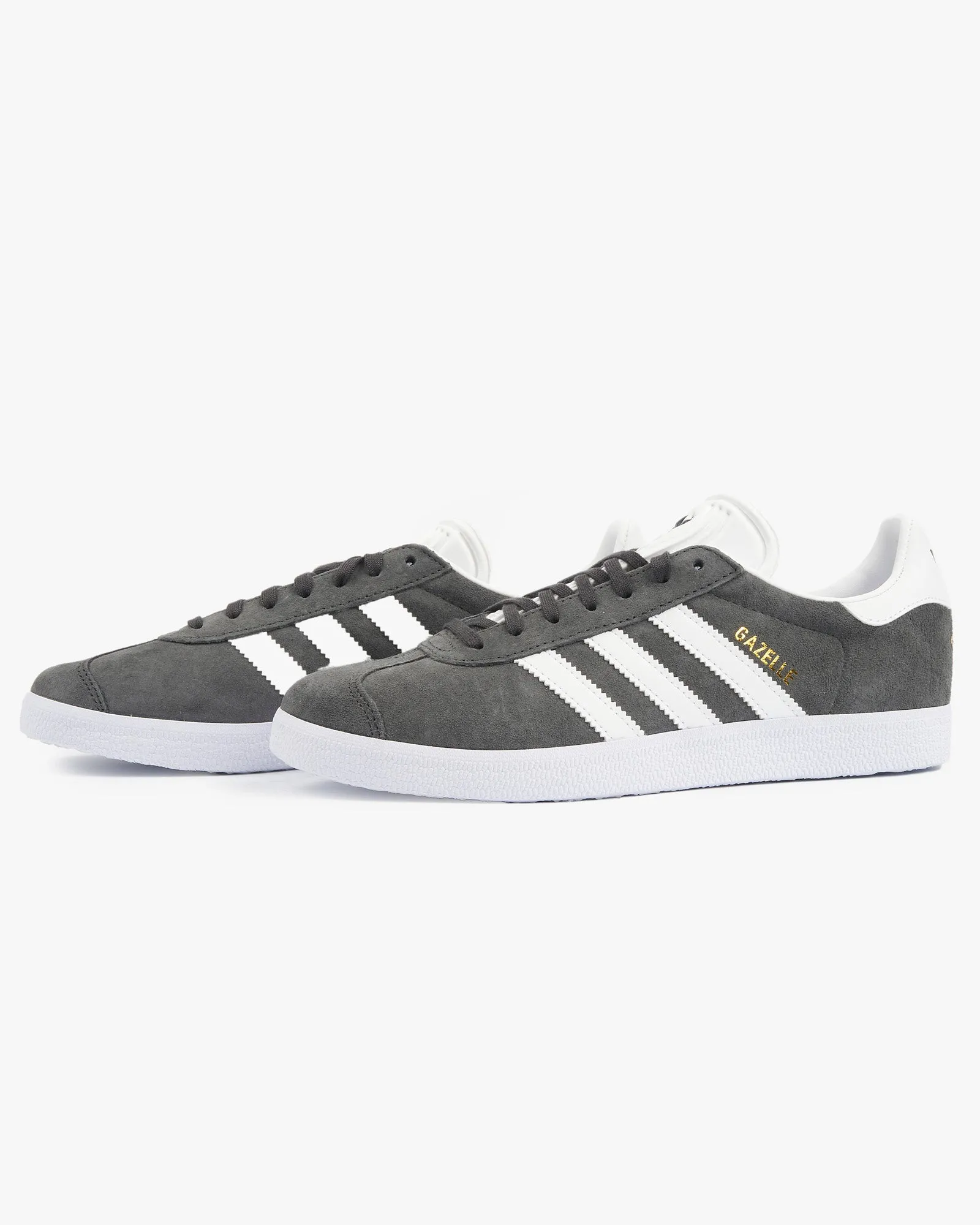 Adidas Gazelle - Dark Grey Heather / White