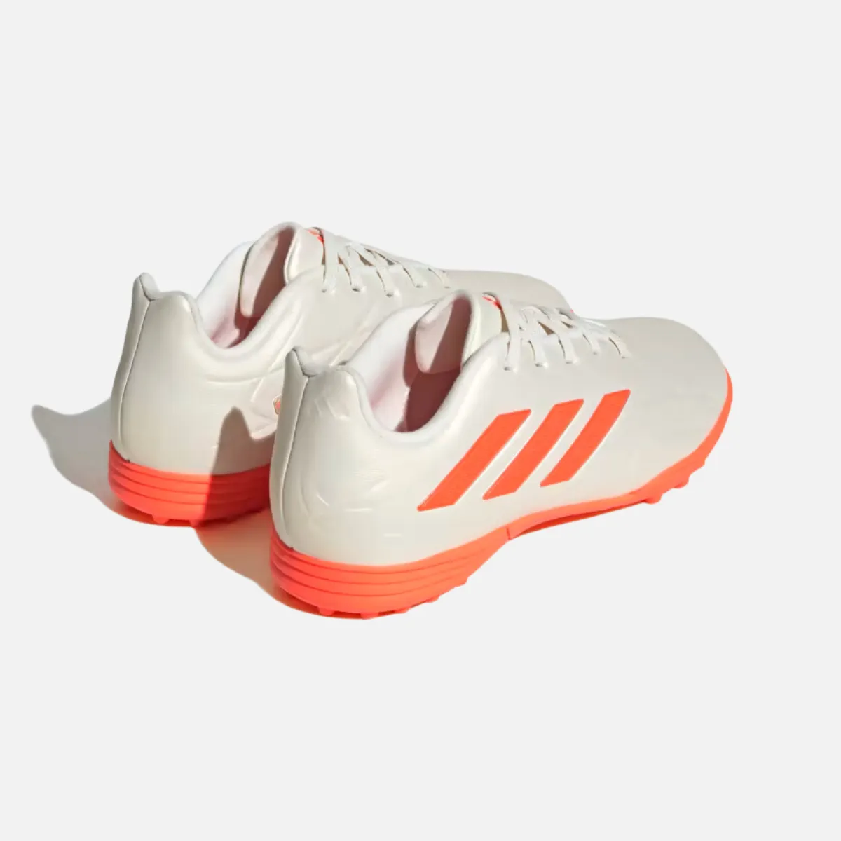 Adidas Kids COPA PURE.3 TURF Kids Unisex Shoes BOY AND GIRL (4-16 YEAR) -Off White/Team Solar Orange/Off White