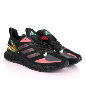 Adidas Originals Consortium Sense 4D Black And Maceron Sneakers