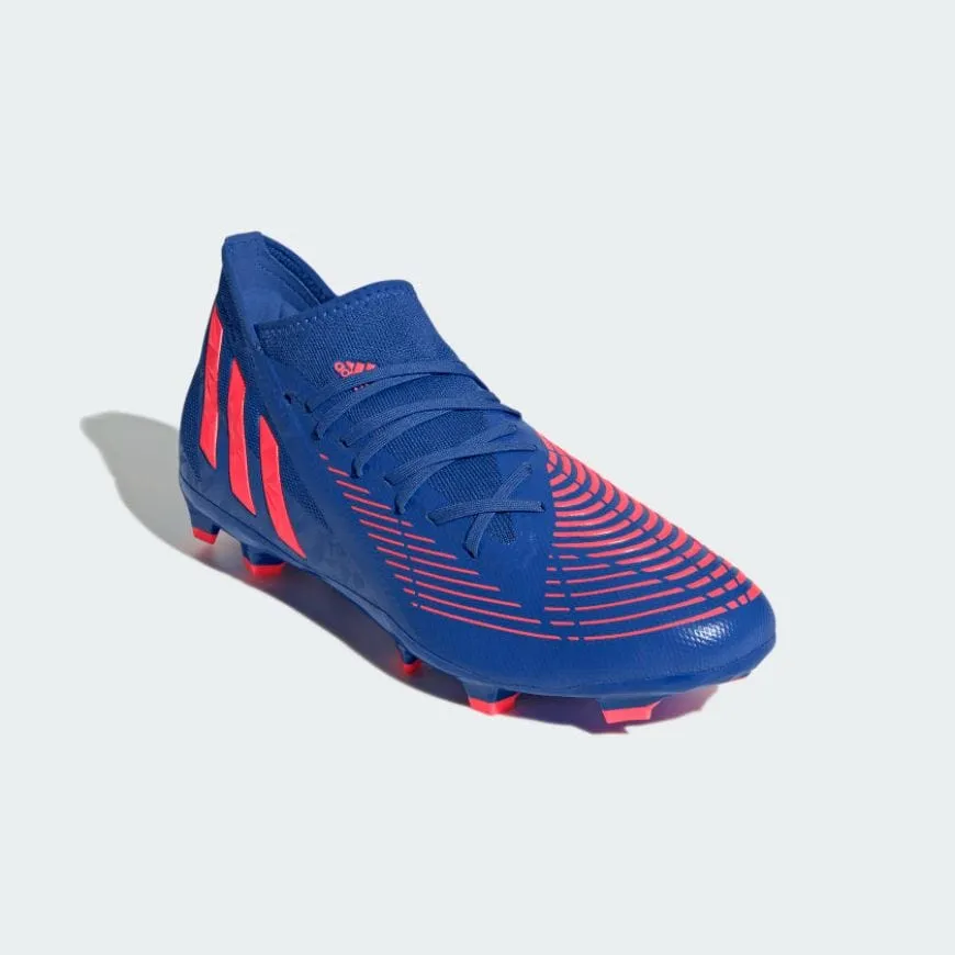 Adidas Predator Edge.3 Fg Unisex Football Shoes Hi-Res Blue