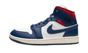 Air Jordan 1 Mid "French Blue Gym Red"