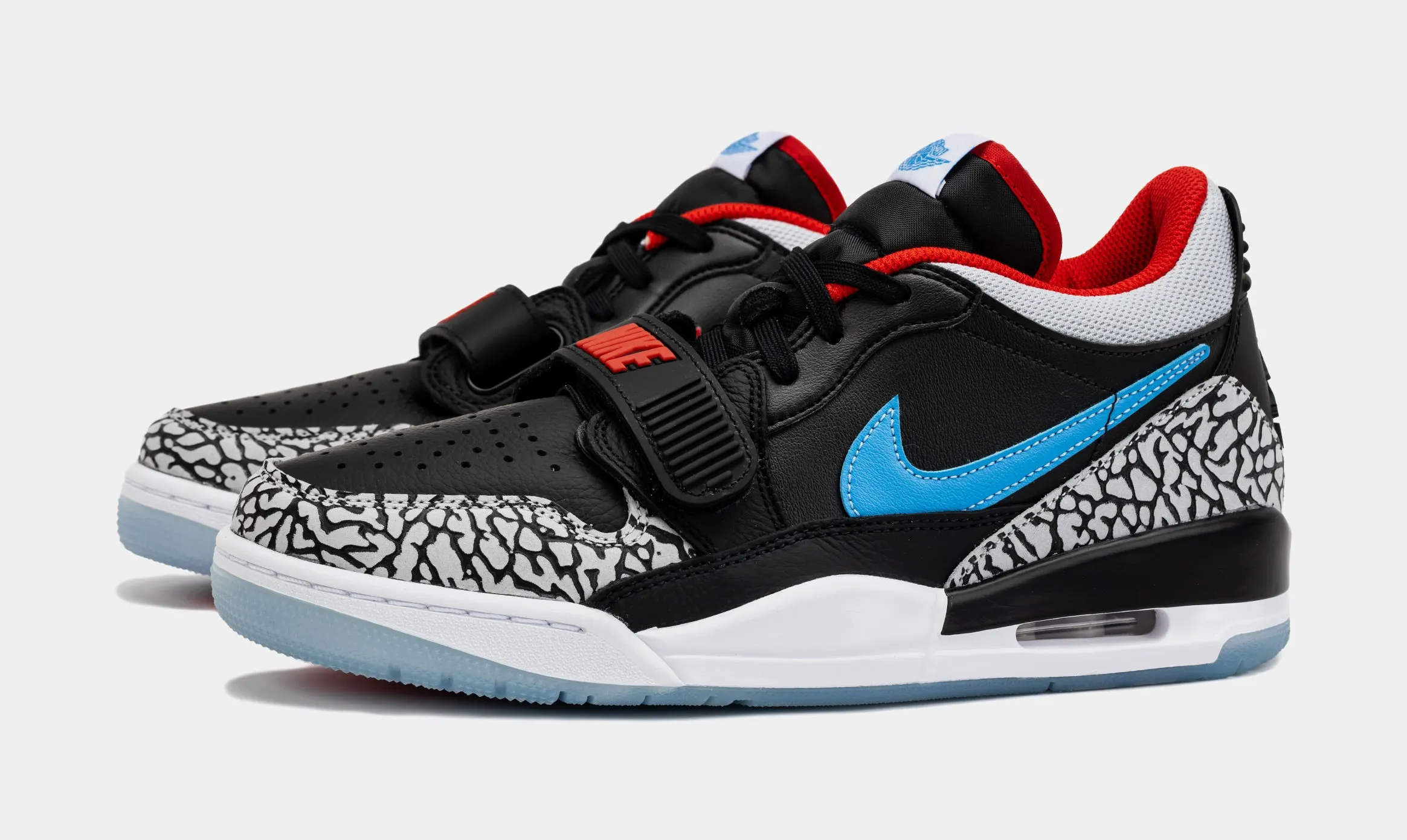 Air Jordan Legacy 312 Low Mens Basketball Shoes (Black/Blue)