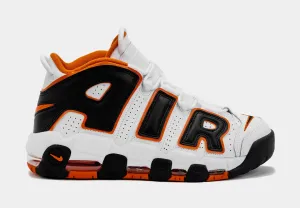 Air More Uptempo '96 Mens Basketball Shoes (White/Orange)