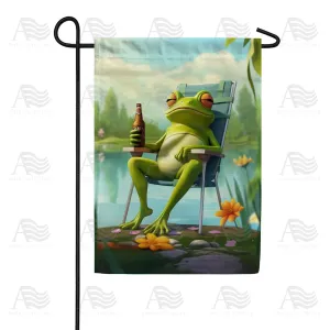 America Forever Toadaly Relaxed Double Sided Garden Flag