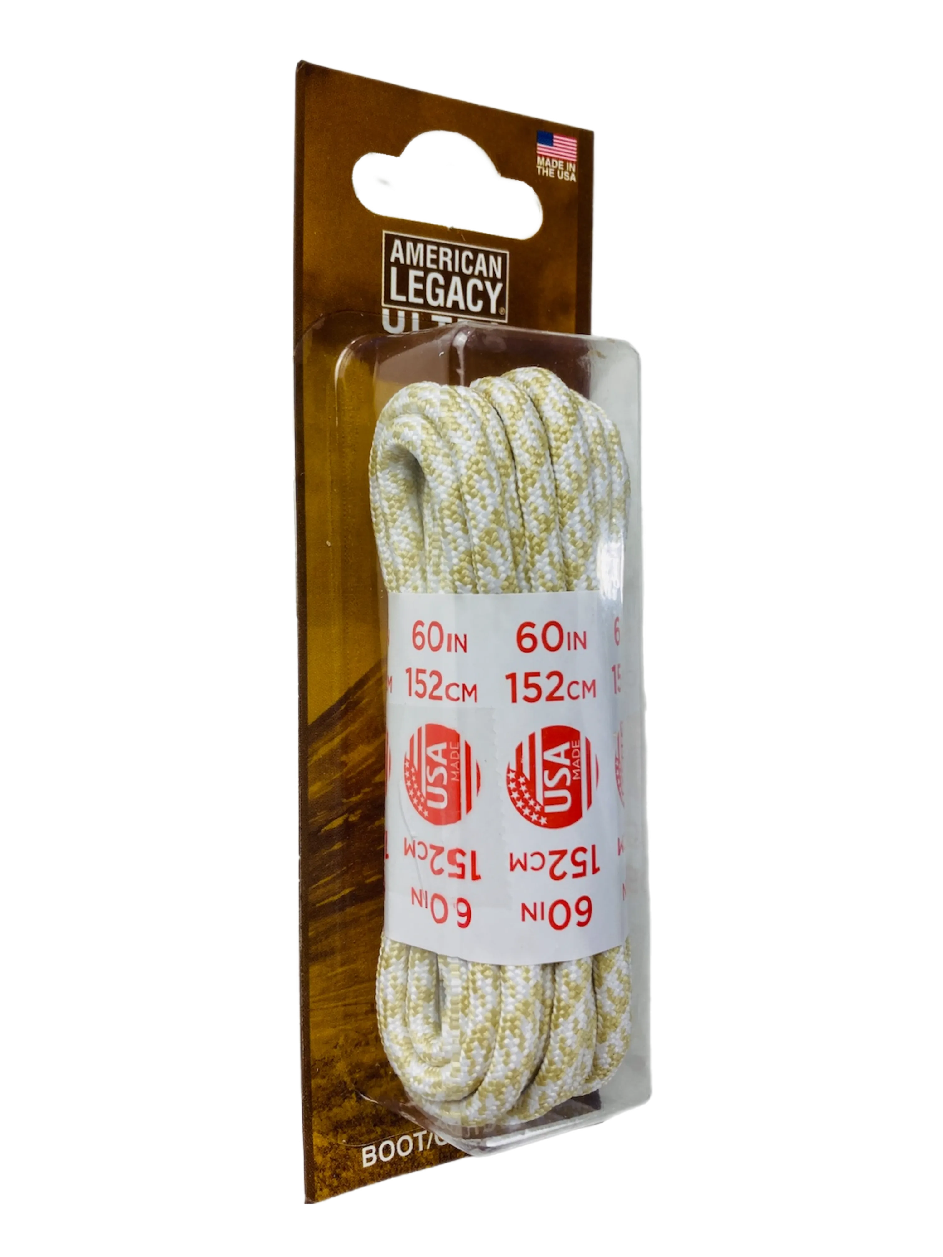 American Legacy ® Ultra Rope Laces | Vegas Gold/White Houndstooth