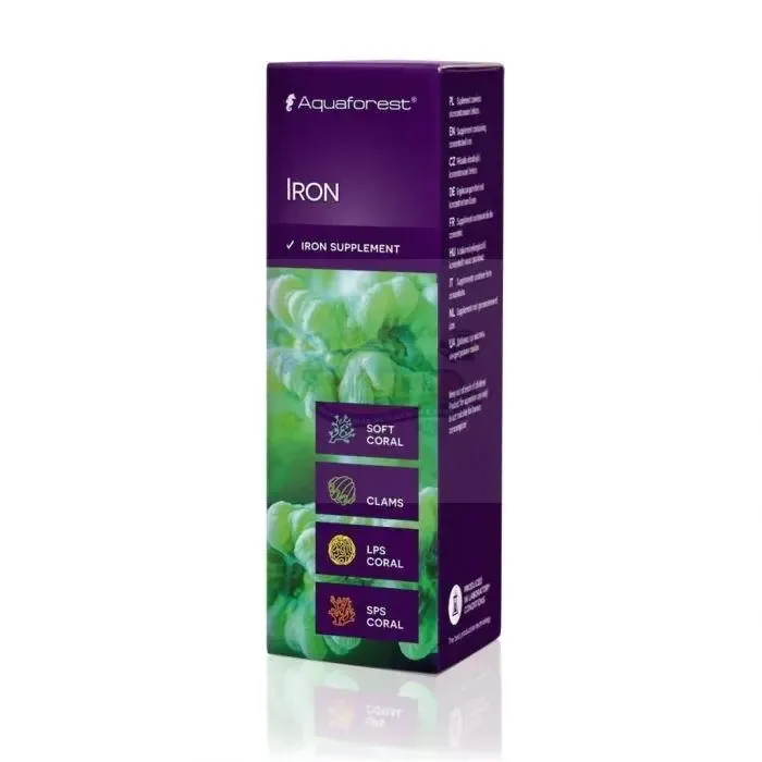 Aquaforest Iron 50ml - Concentrated Nutrient Supplement for Vibrant Green Corals and Marine Plants