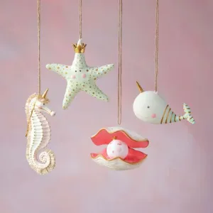 Aquatic Animal Resin Assorted Ornament