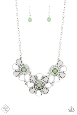 Aquatic Garden Green Paparazzi Necklace