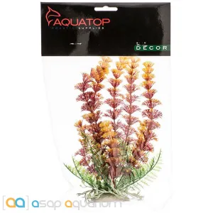 Aquatop Fire Cabomba Aquarium Plant 6" High with Weighted Base