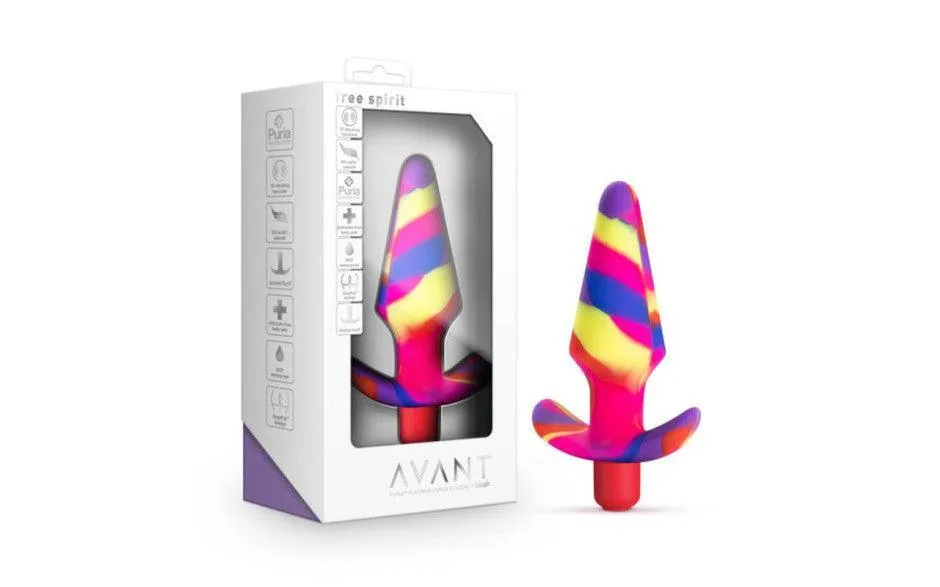 Avant Free Spirit Scarlet Silicone Butt Plug