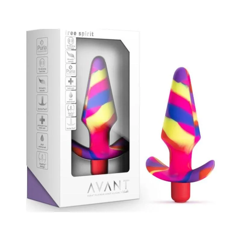 Avant Free Spirit Scarlet Silicone Butt Plug