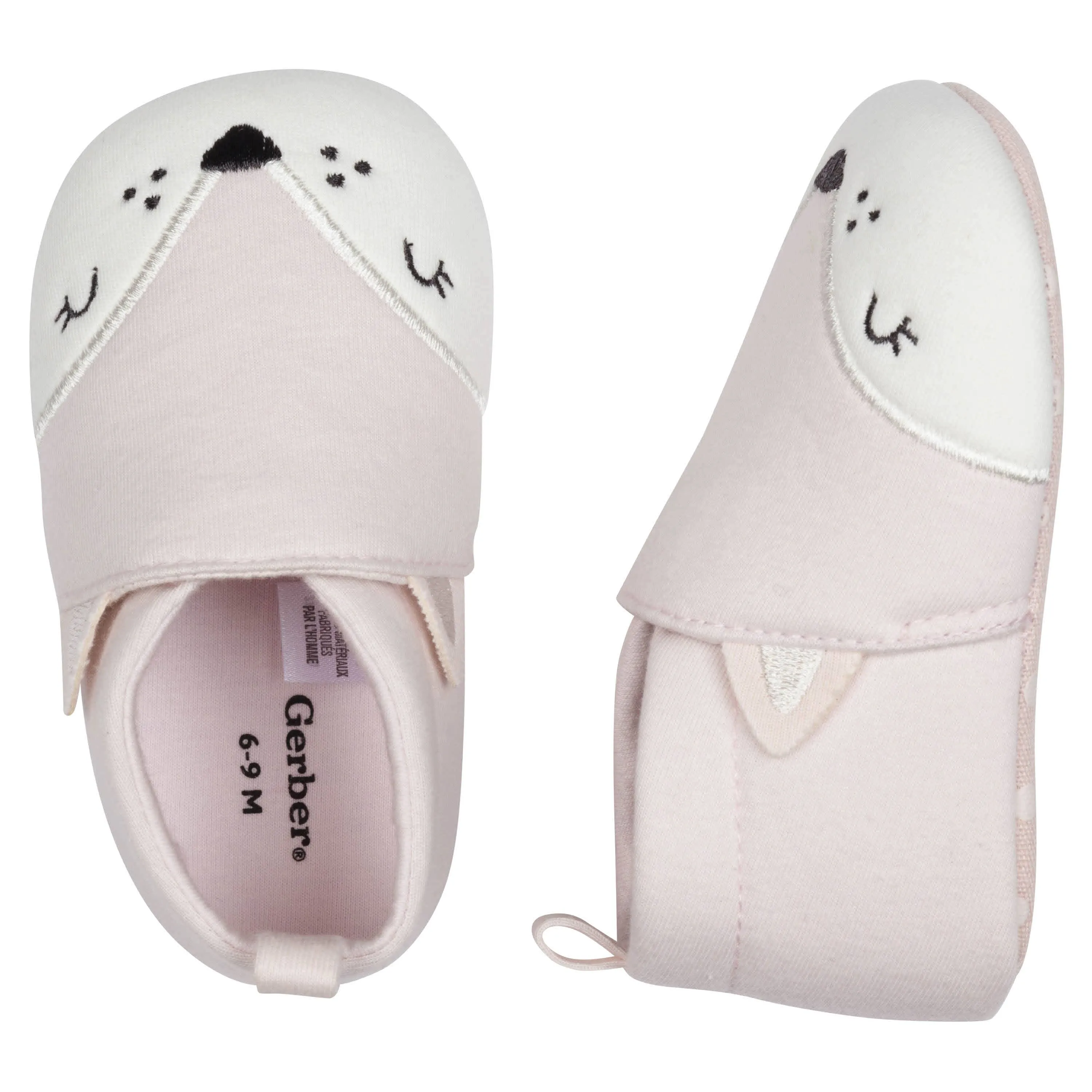 Baby Girls Kitty Jersey Shoes