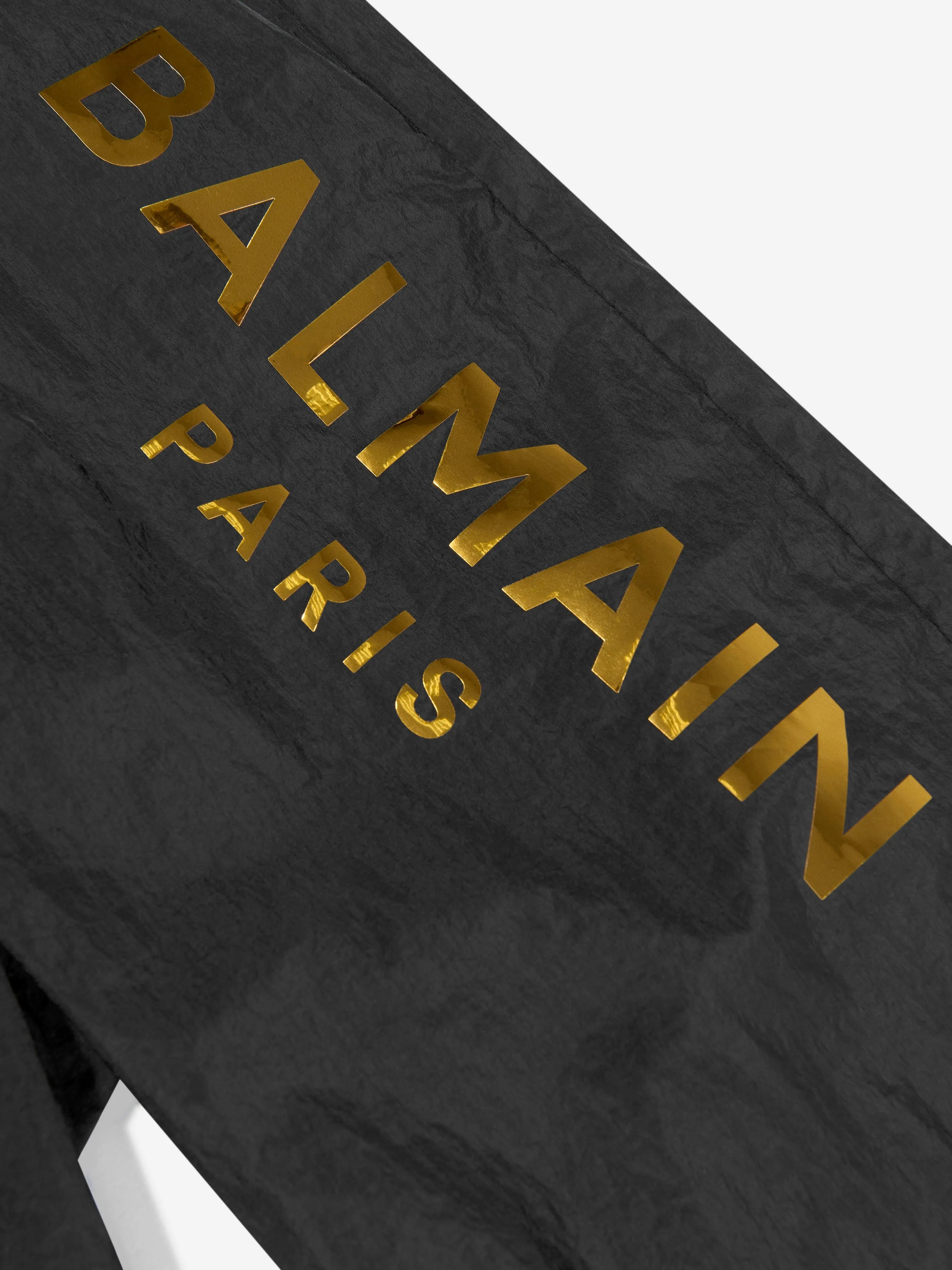 Balmain Boys Logo Swim Shorts in Black