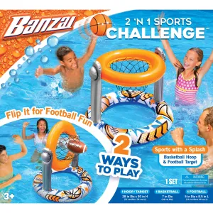 Banzai 2 In 1 Pool Sport Challenge, 1 Count