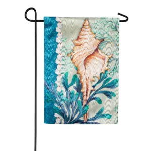 Beach Moire Garden Flag