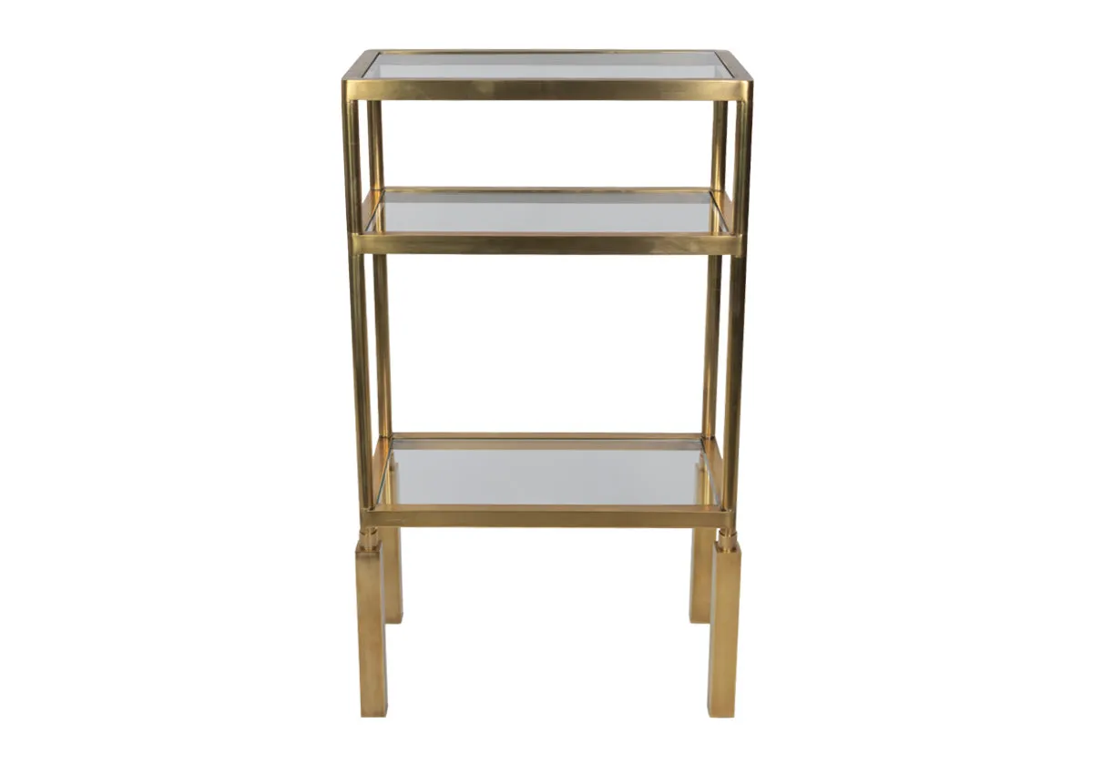 BEATRICE BRASS ETAGERE