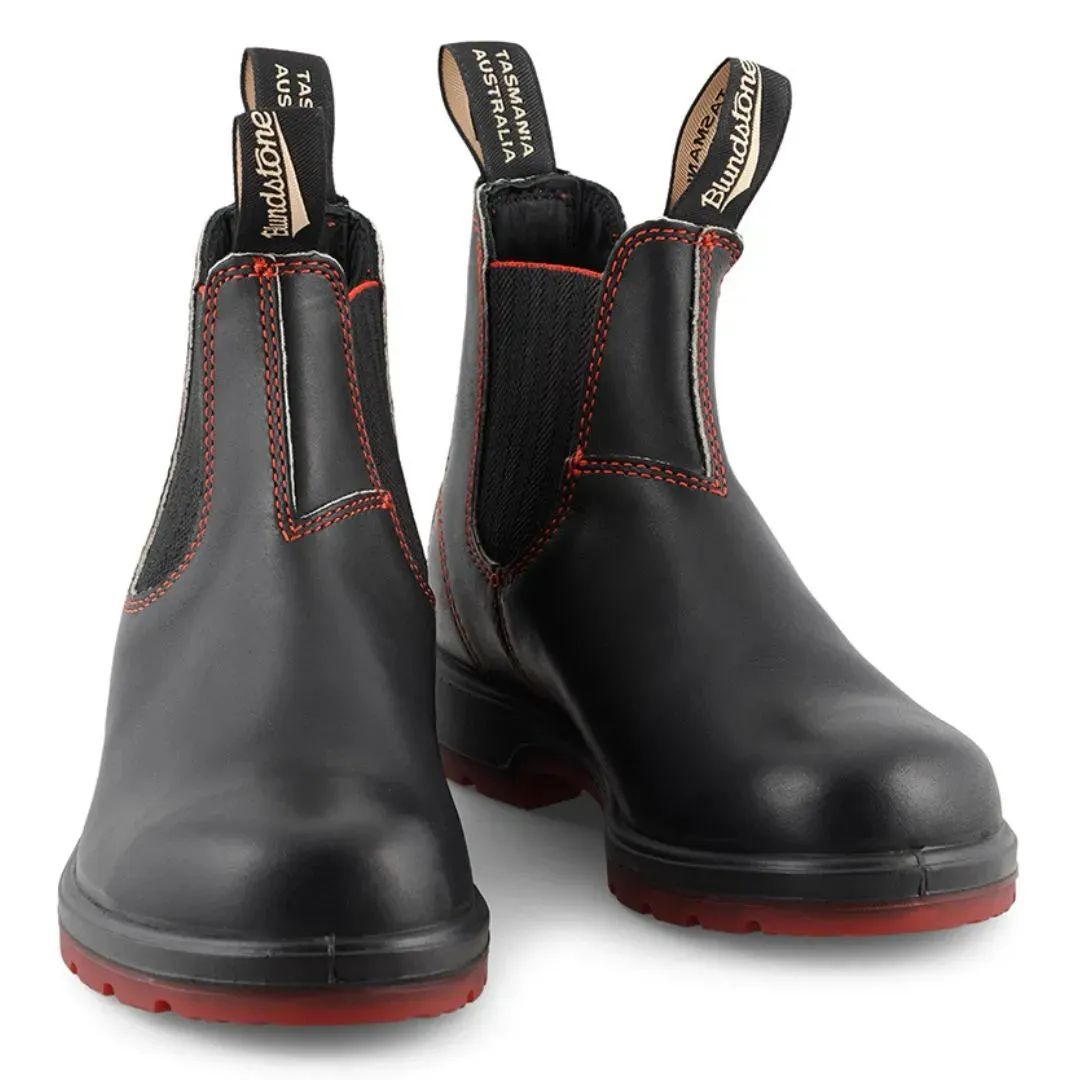 Blundstone 2342 Black Red Chelsea Boots