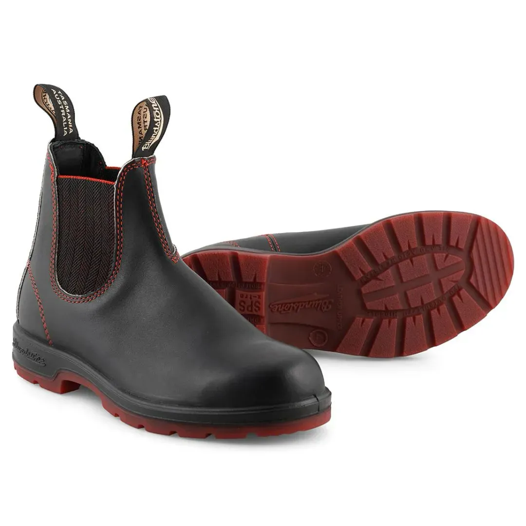 Blundstone 2342 Black Red Chelsea Boots