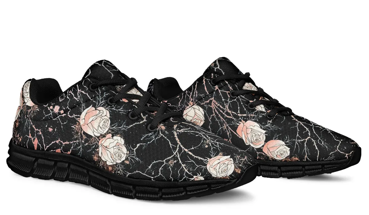 Blush Kintsugi Rose Athletic Sneakers - Light Breathable and Comfortable Sports Shoes with Anti-Slip Soles