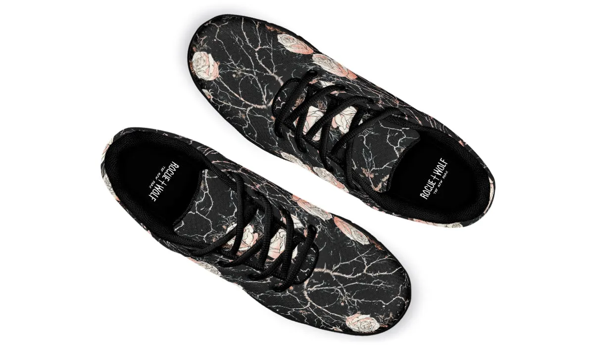 Blush Kintsugi Rose Athletic Sneakers - Light Breathable and Comfortable Sports Shoes with Anti-Slip Soles