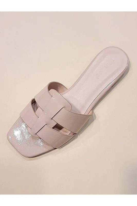 Brittany Flat Slide Sandal