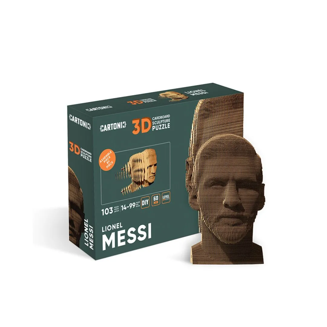 Cartonic 3D Cardboard Puzzle Lionel Messi