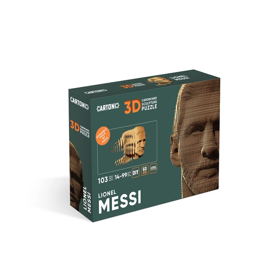 Cartonic 3D Cardboard Puzzle Lionel Messi