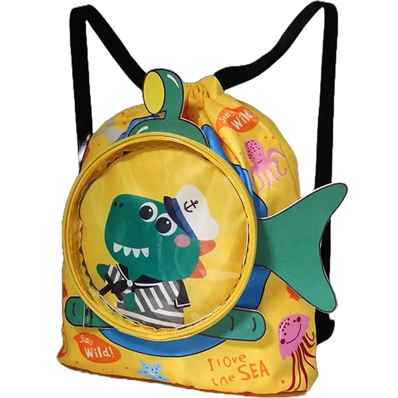 Children's swimming bag portable storage bag cute cartoon Waterproof Backpack