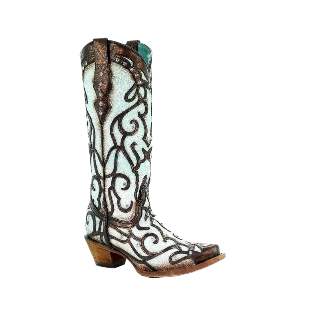 Corral Boots Women's Sky Blue Snip Toe Boot