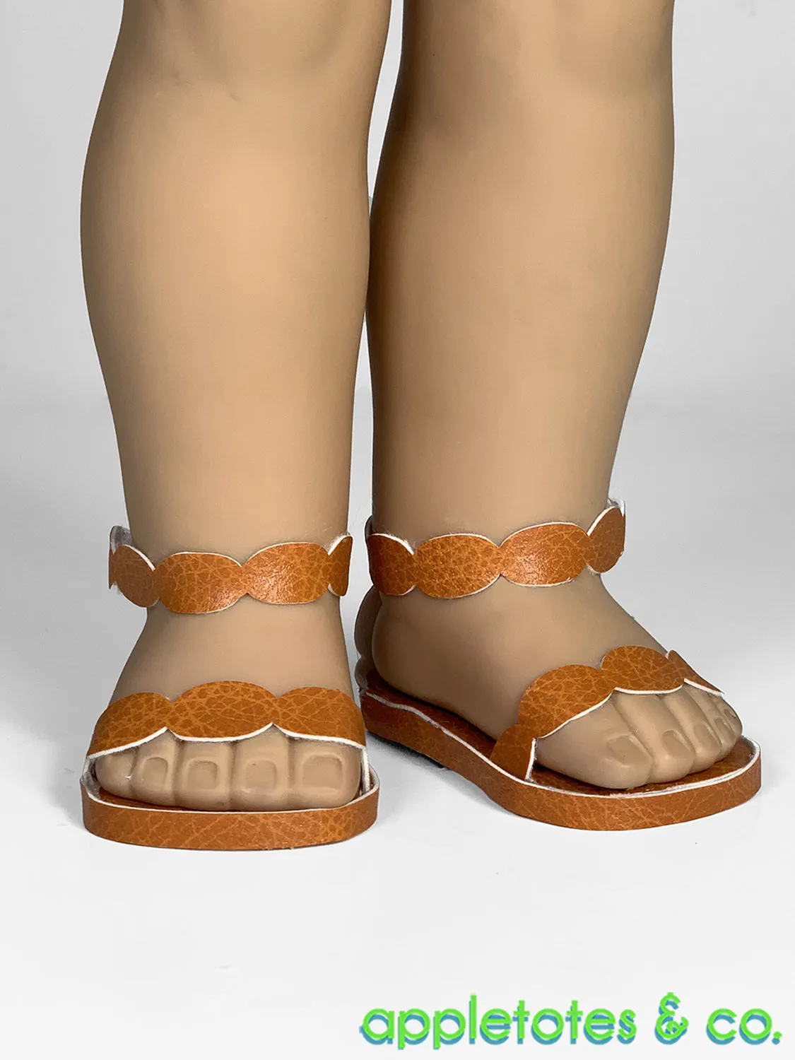 Courtney Sandals No-Sew 18 Inch Doll Pattern