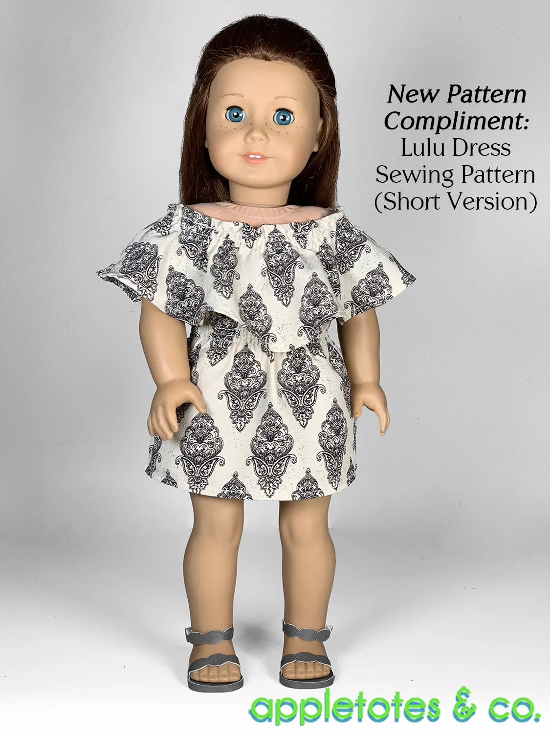 Courtney Sandals No-Sew 18 Inch Doll Pattern