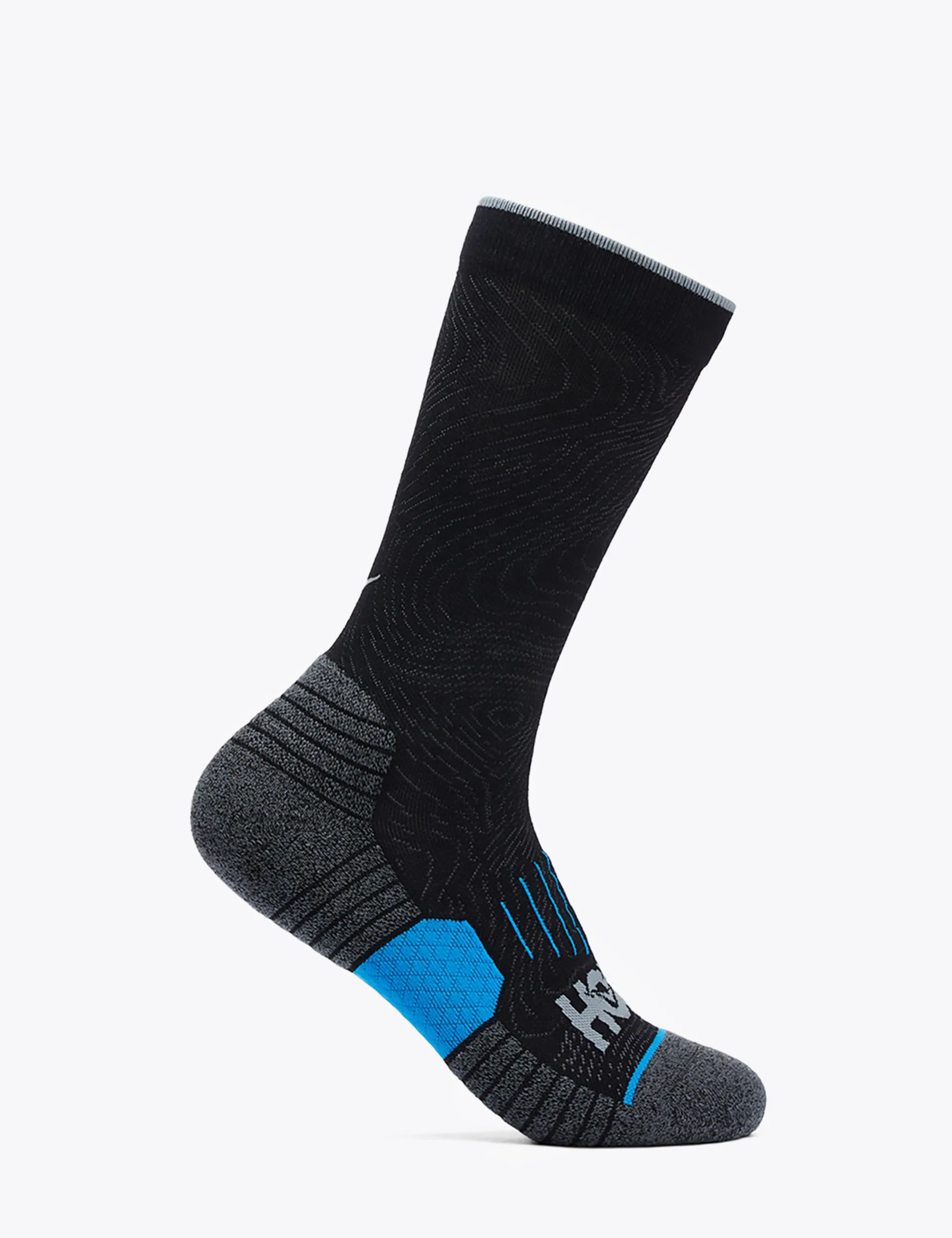 Crew Run Sock 3-Pack - White/Black/Grey