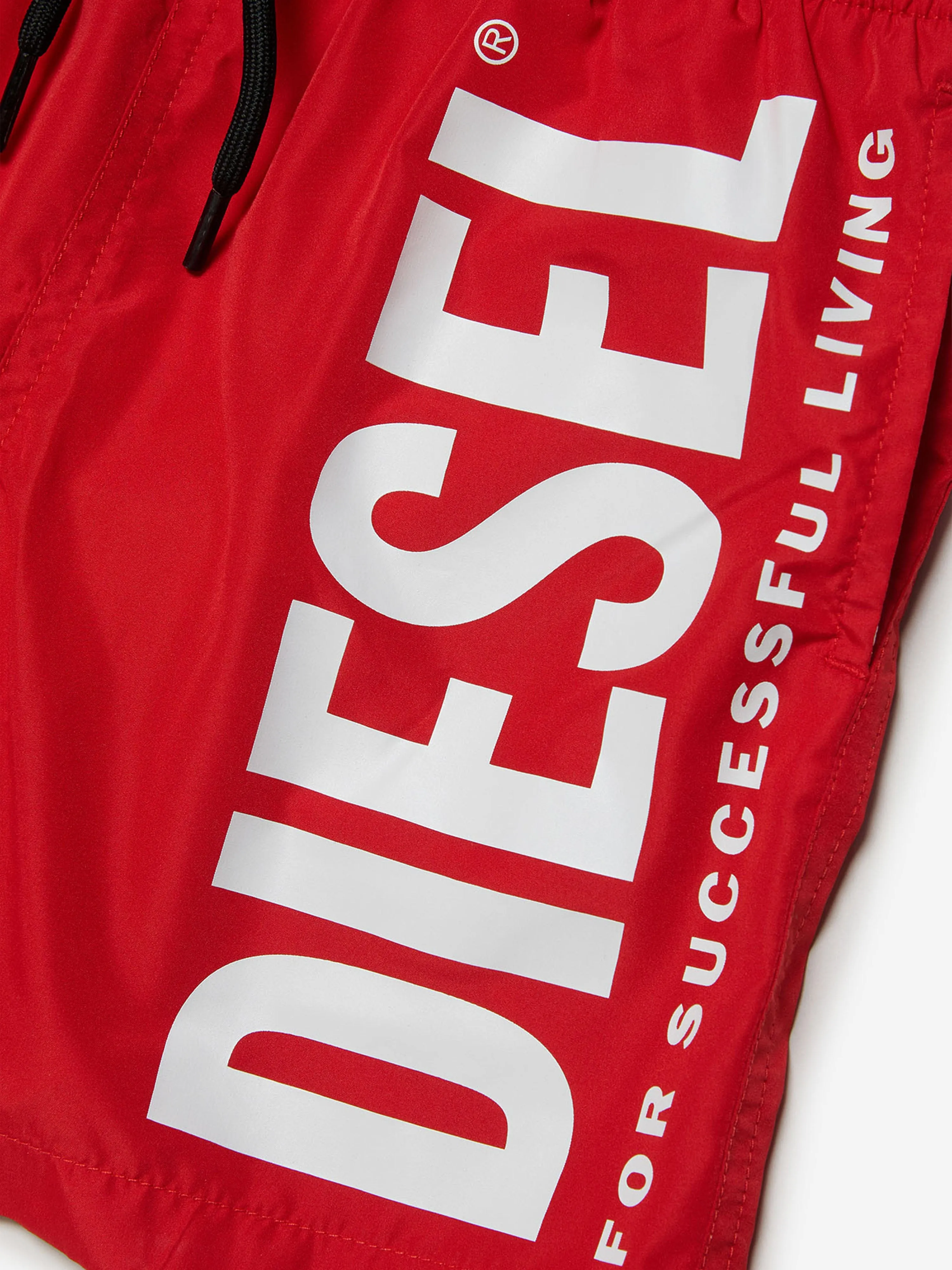 Diesel Boys Logo Swim Shorts in Red