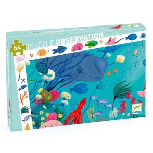 Djeco Observation Puzzle 54pc - Aquatic