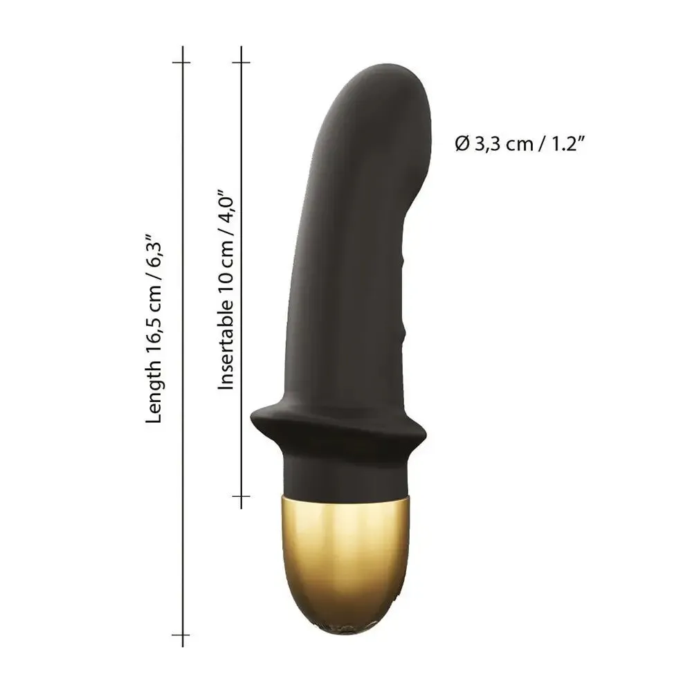 Dorcel Silicone Black Multi Speed Rechargeable Classic Vibrator