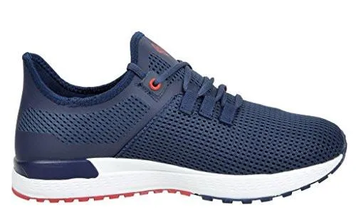 Dream Pairs 160453M New Sport Light Weight Flexible Athletic Gym Running Shoes Sneakers Navyredsize9.5