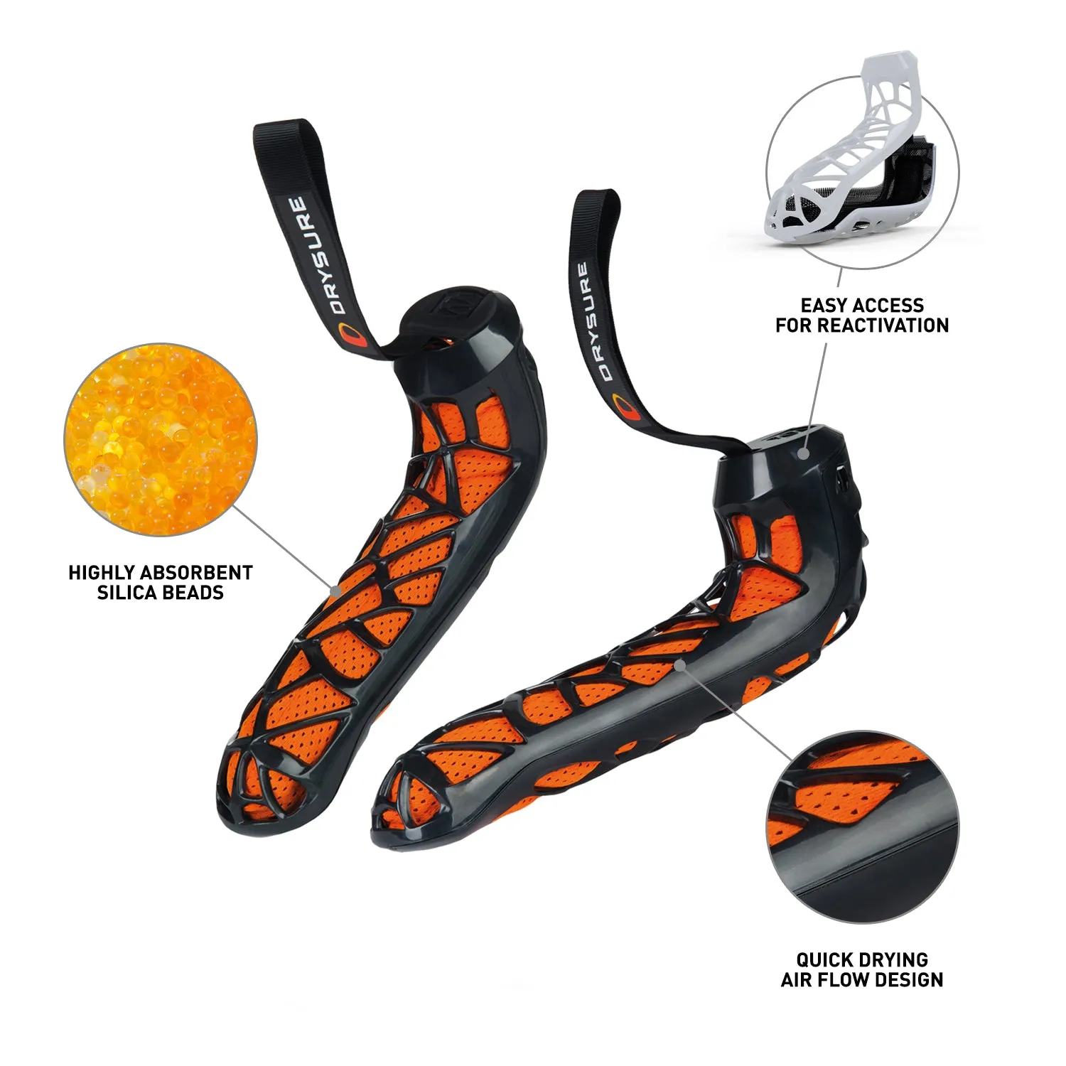 DRYSURE ACTIVE - Black & Orange