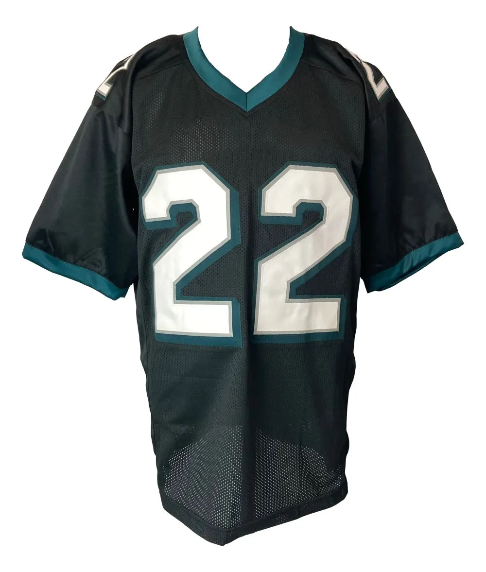 Duce Staley Philadelphia Signed Black Football Jersey Sports Integrity