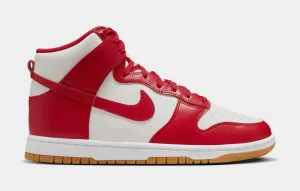 Dunk High Womens Lifestyle Shoes (Sail/Gym Red/Gum Light Brown/White)