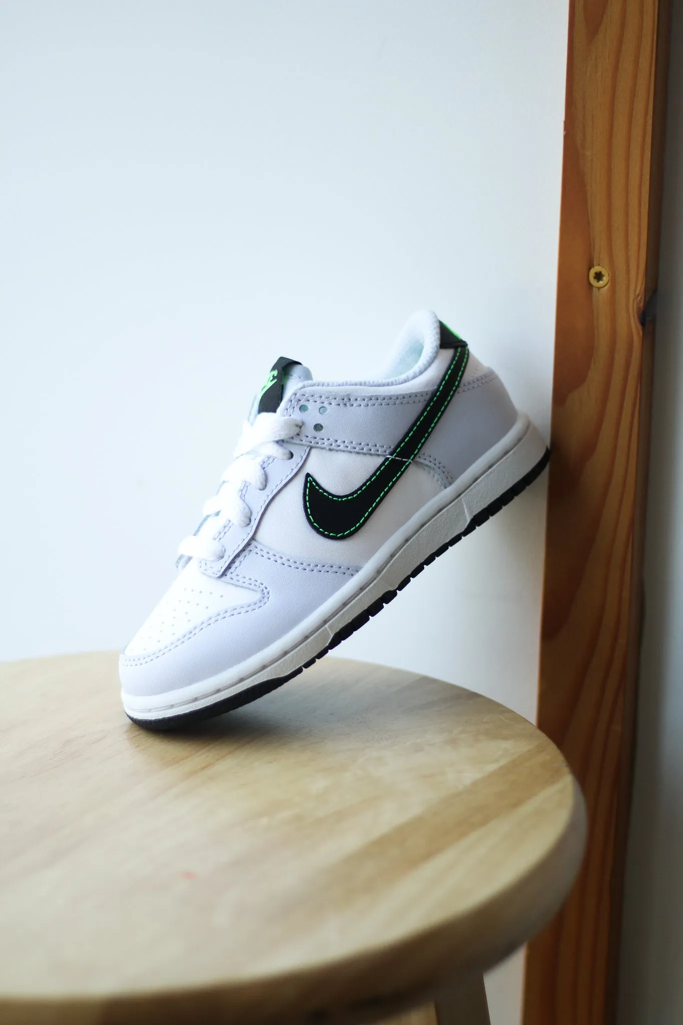 DUNK LOW (PS) "WHITE/FOOTBALL GREY"