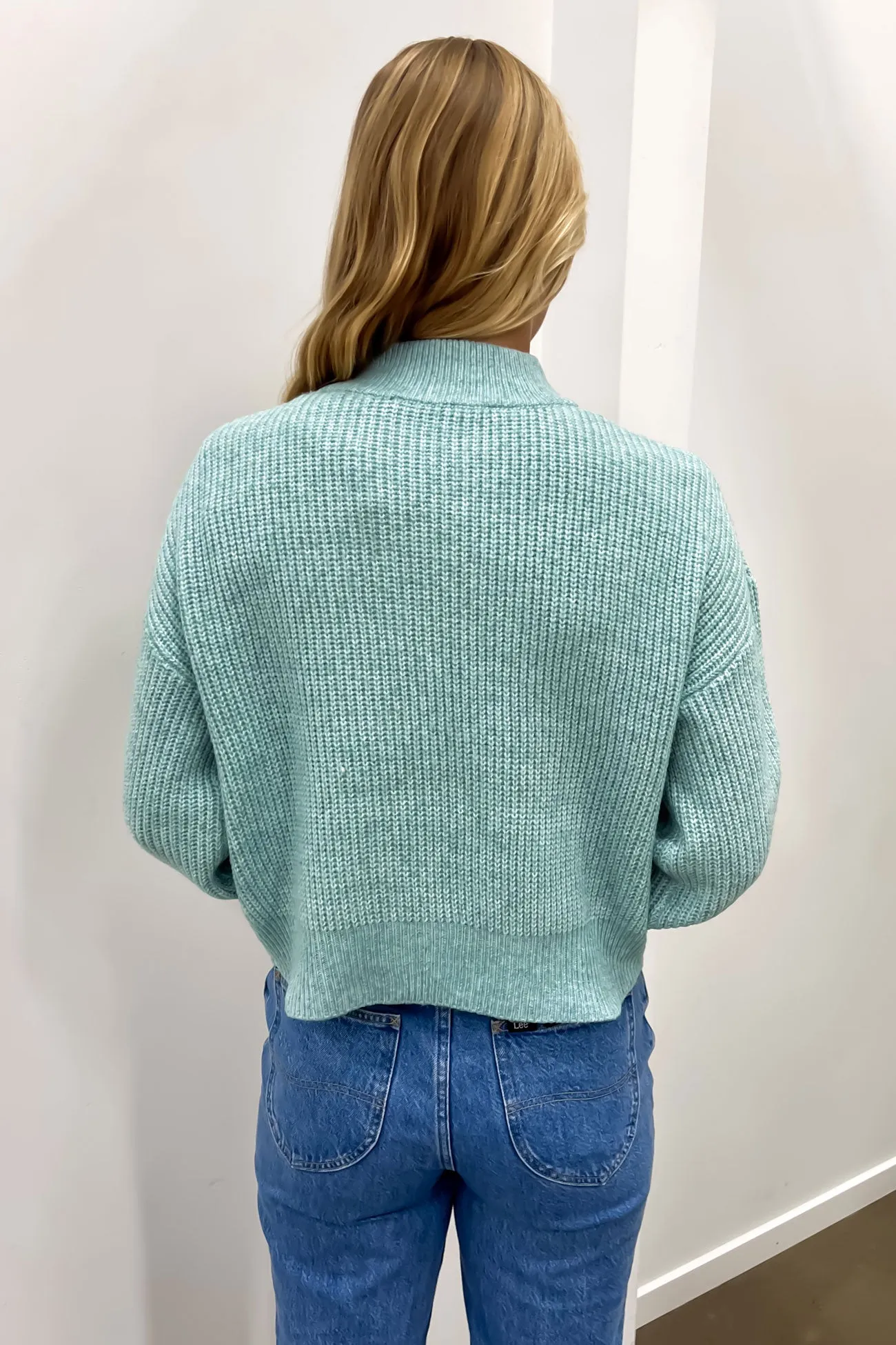 Eden Knit Jumper Seafoam