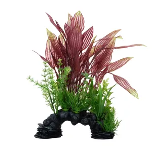 Fluval Aqualife Deco Scapes Red Lace Plant Mix 12"/30.5cm