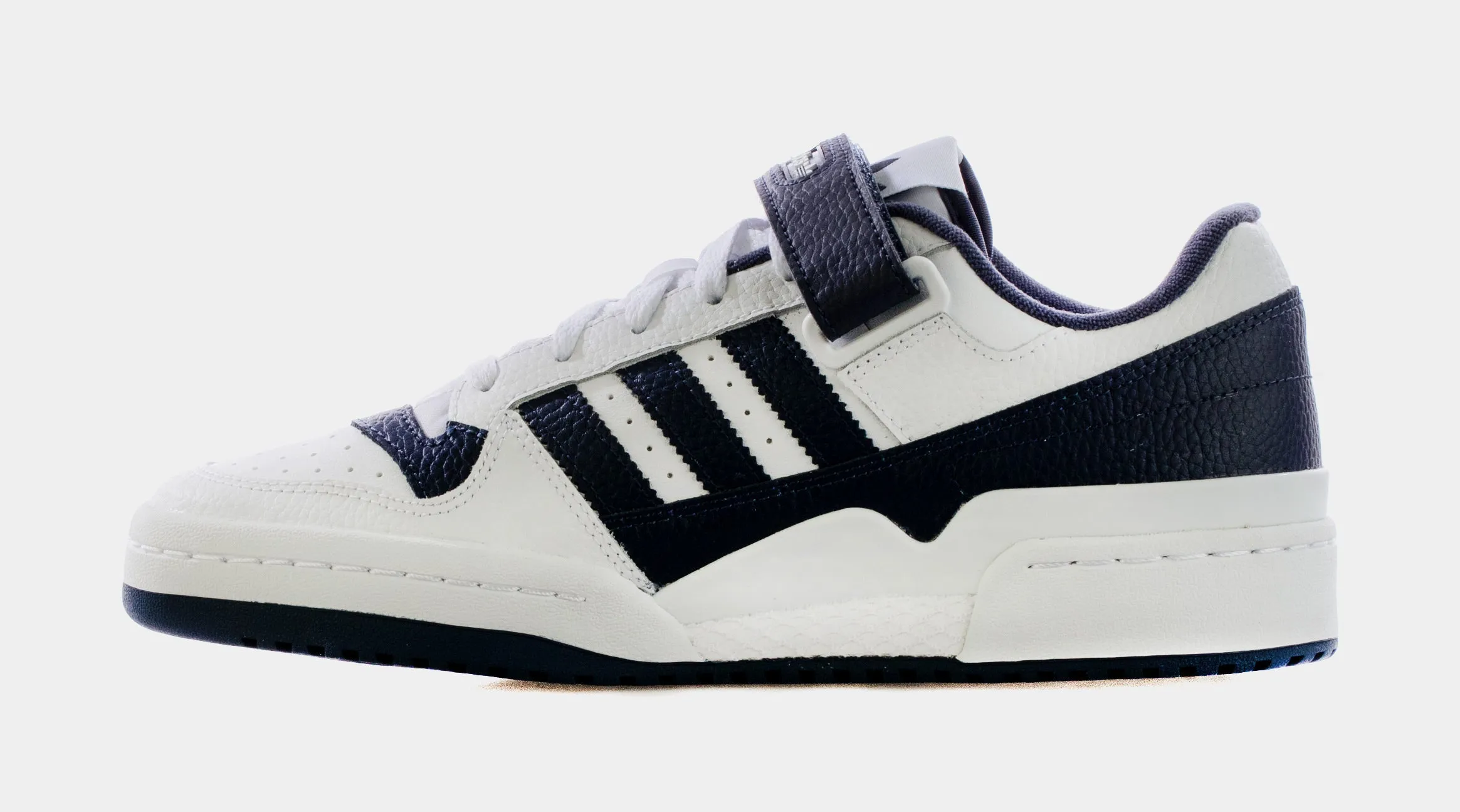 Forum Low Mens Lifestyle Shoes (White/Navy Blue)