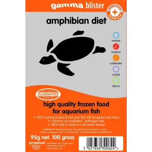 Gamma Frozen Blister Amphibian Diet 95g