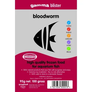 Gamma Frozen Blister Bloodworm 95g