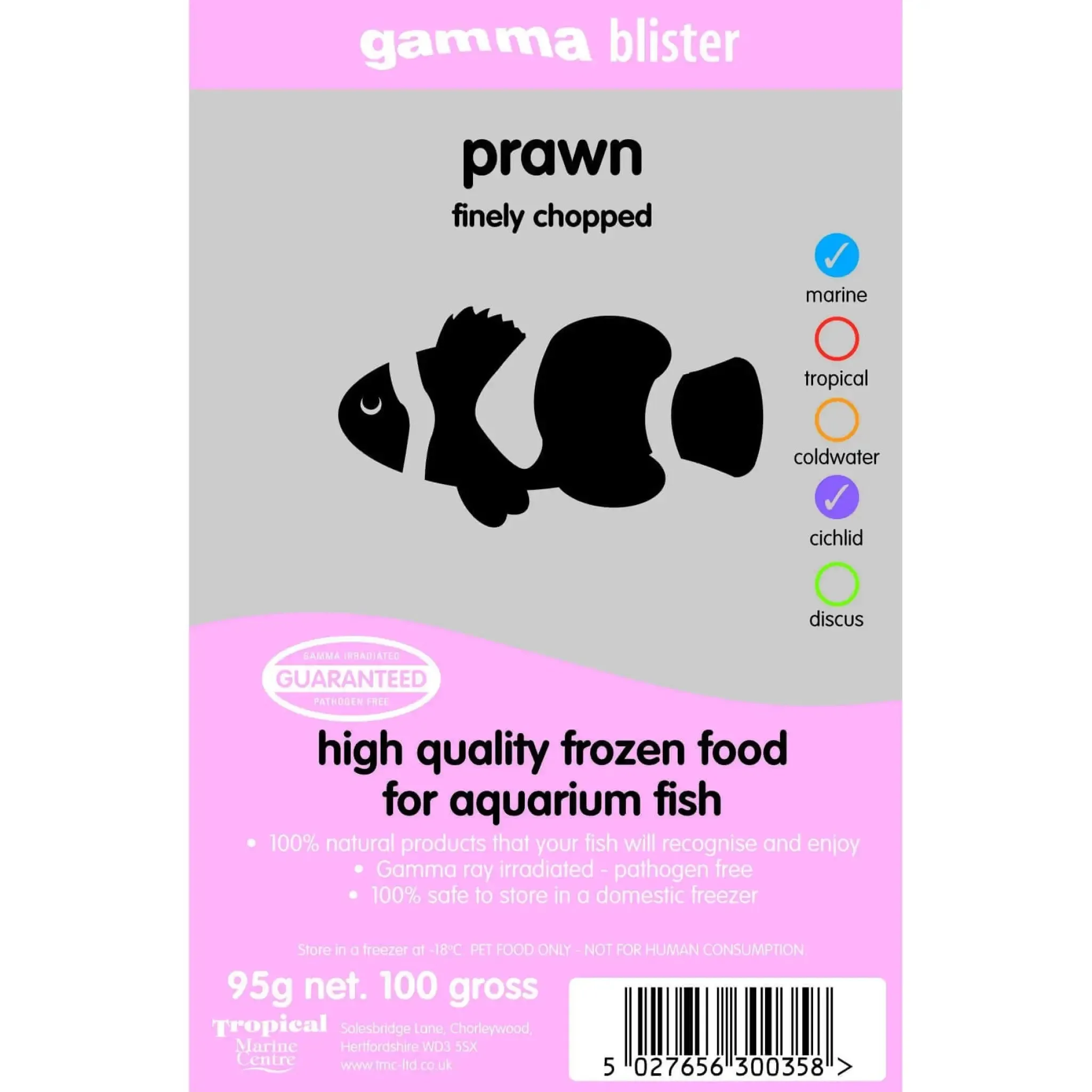 Gamma Frozen Blister Chopped Prawn 95g